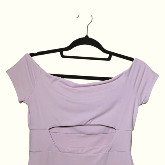 Susana Monaco Cut Out Dress In Pink Cashmere Size Medium - Picture 5 of 6